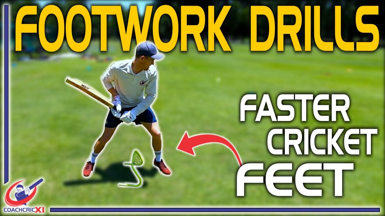 Improve your footwork - Cricket batting drills - YouTube