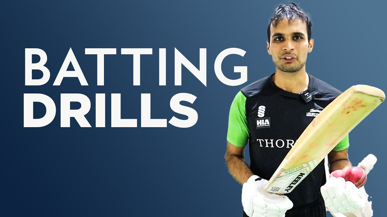 4 Batting Drills To Improve YOUR Game Against Pace & Spin | Learn How To Bat In Cricket From A Pro - YouTube