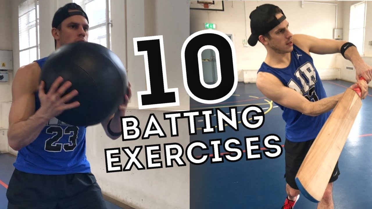 Fitness For Cricket: 10 Batting Training Exercises - YouTube