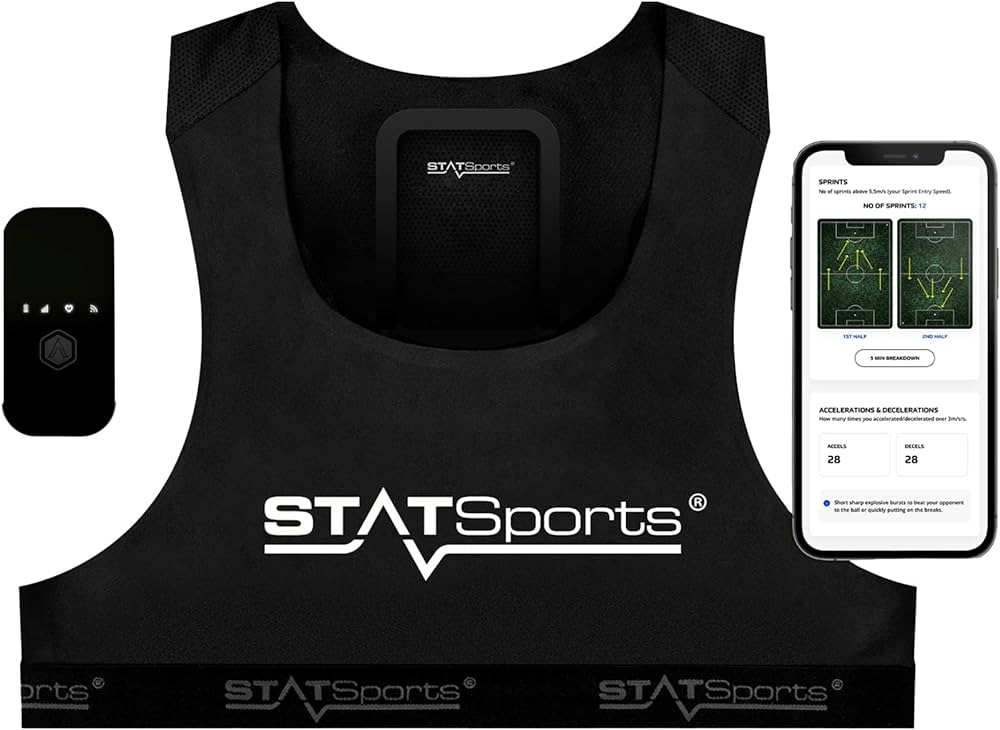 Amazon.com : STATSports APEX Athlete Series GPS Soccer Activity Tracker Stat Sports Football Performance Vest Wearable Technology Adult Small : Sports & Outdoors