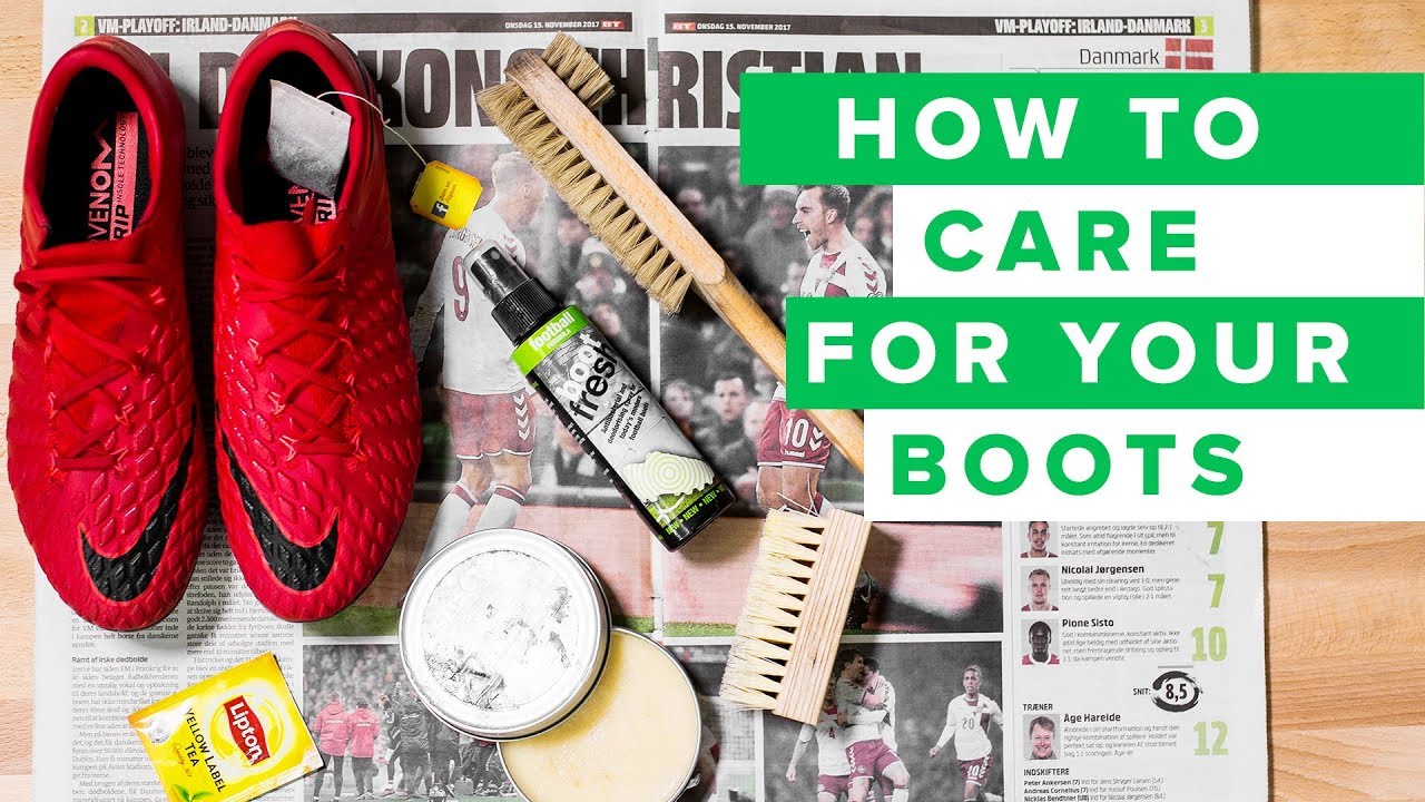 HOW TO CARE FOR YOUR FOOTBALL BOOTS - YouTube