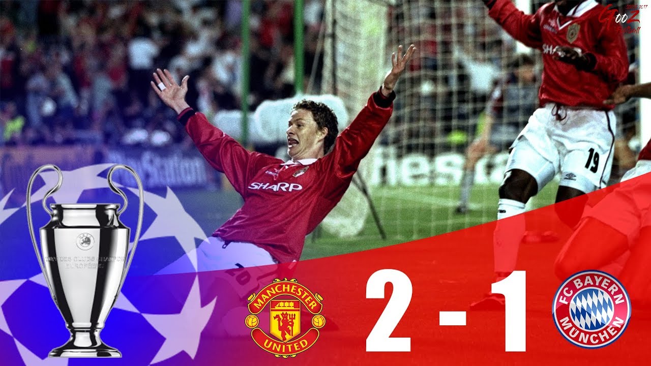 Manchester United vs Bayern Munich - Champions League Final 1998/99 | HD - YouTube