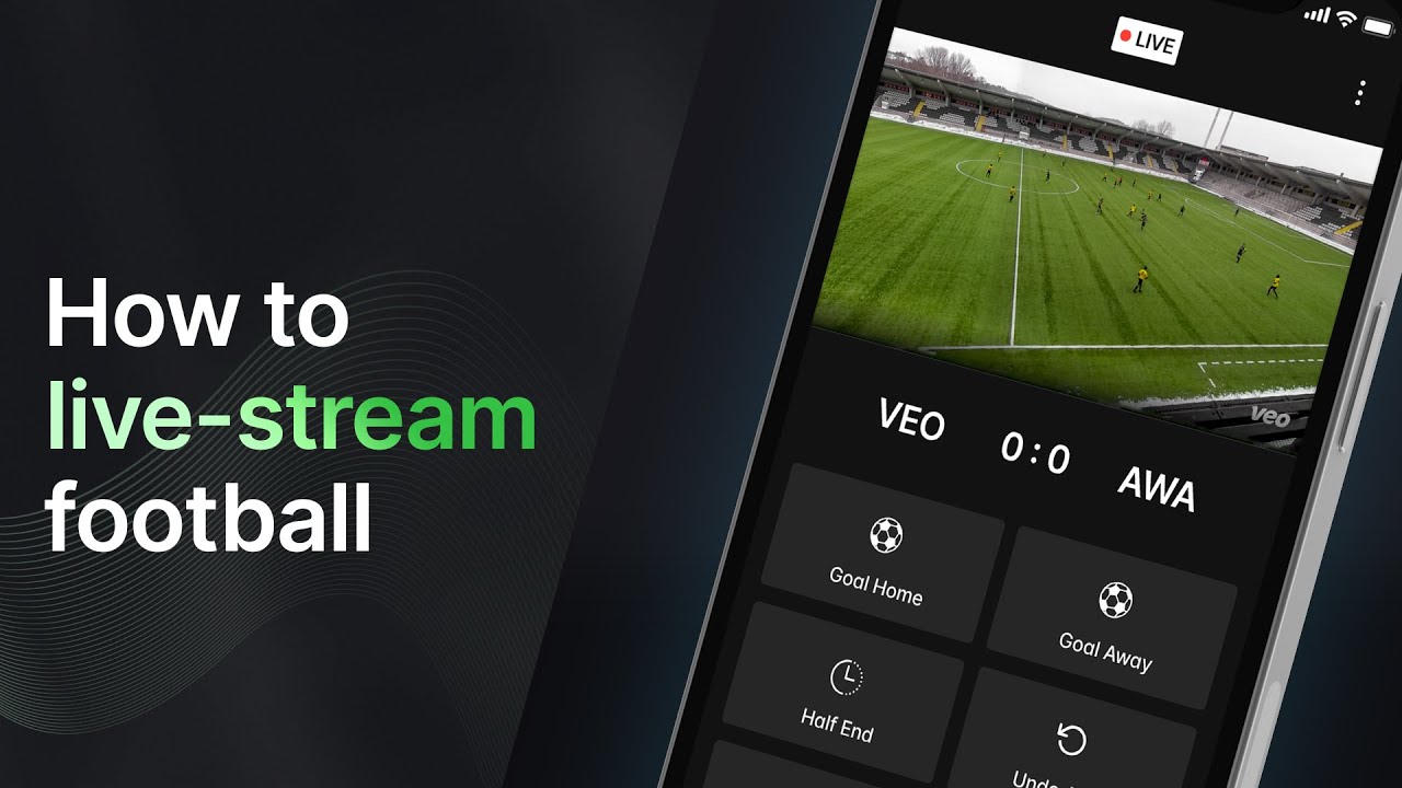 How to live-stream football - YouTube