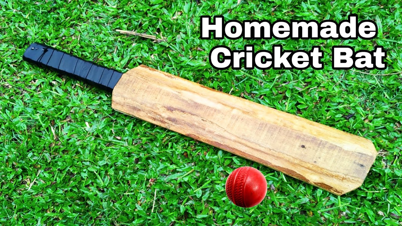 DIY Homemade Cricket Bat।। How to make cricket bat at home very easy।। cricket bat banane ki tarika - YouTube